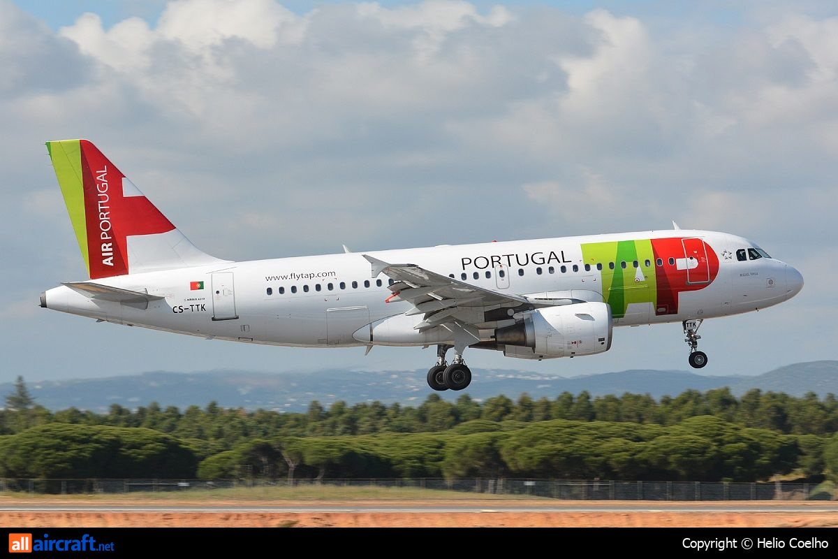 CS-TTK · Airbus A319-111 · (FAO / LPFR)