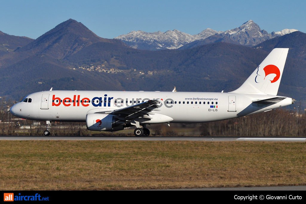 EI-LIS · Airbus A320-214 · (BGY / LIME)