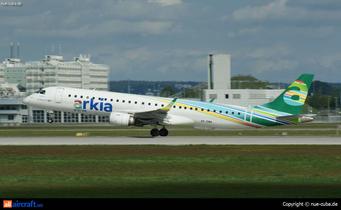 4X-EMA · Embraer 190-200LR · (MUC / EDDM)