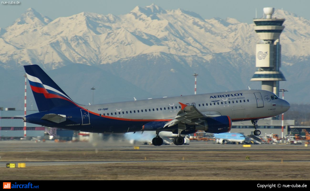 VP-BMF · Airbus A320-214 · (MXP / LIMC)