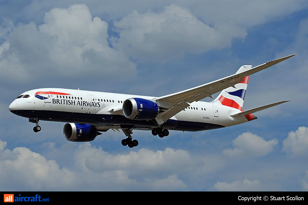 G-ZBJJ · Boeing 787-8 Dreamliner · (LHR / EGLL)
