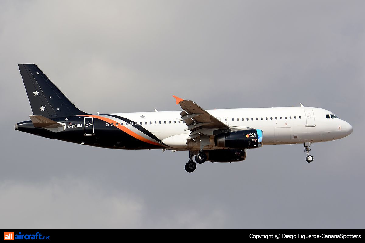 G-POWM · Airbus A320-232 · (LPA / GCLP)