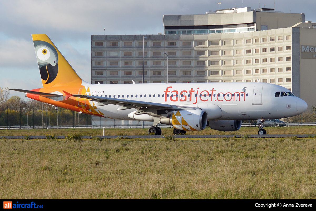 LZ-FBA · Airbus A319-112 · (CDG - LFPG)