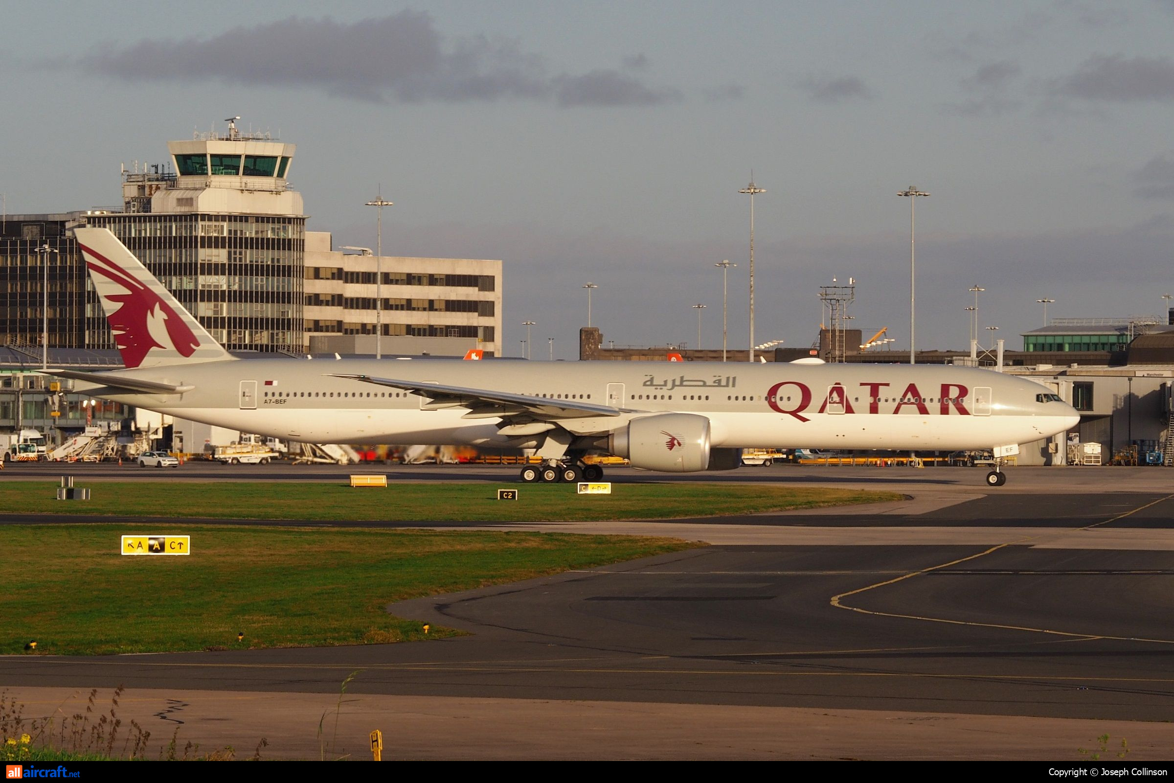 A7-BEF · Boeing 777-3DZ/ER · (MAN / EGCC)