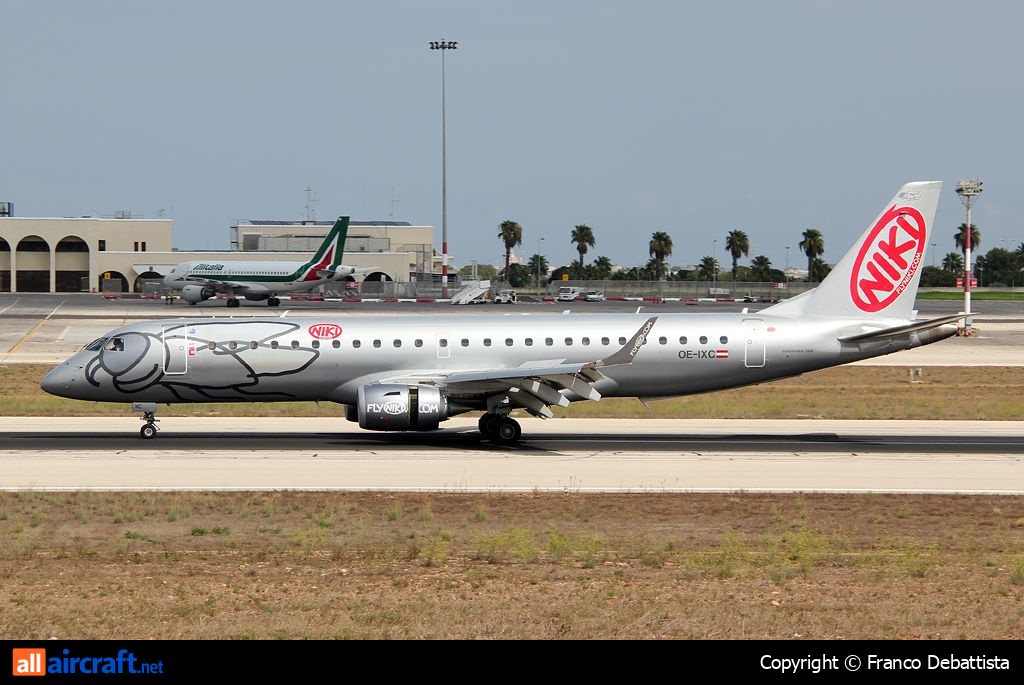 OE-IXC · Embraer 190-100LR · (MLA / LMML)
