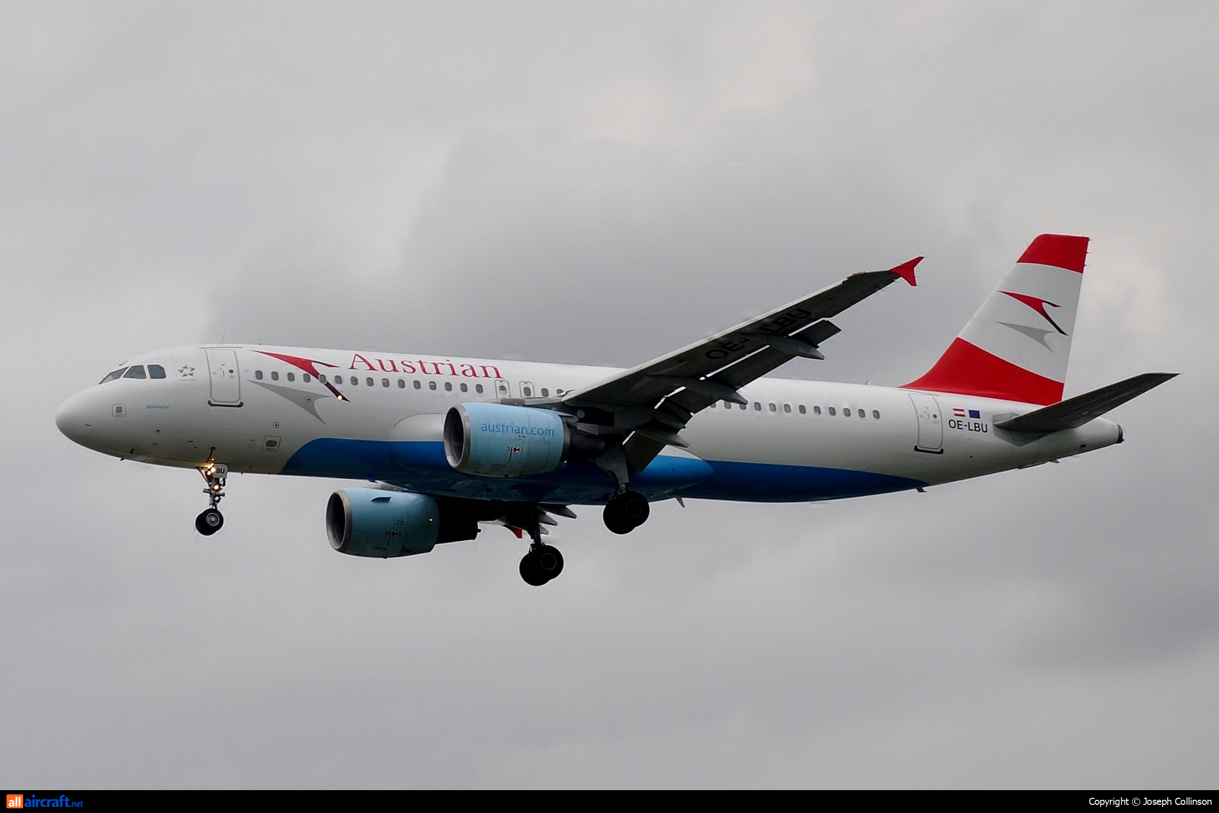 OE-LBU · Airbus A320-214 · (LHR / EGLL)