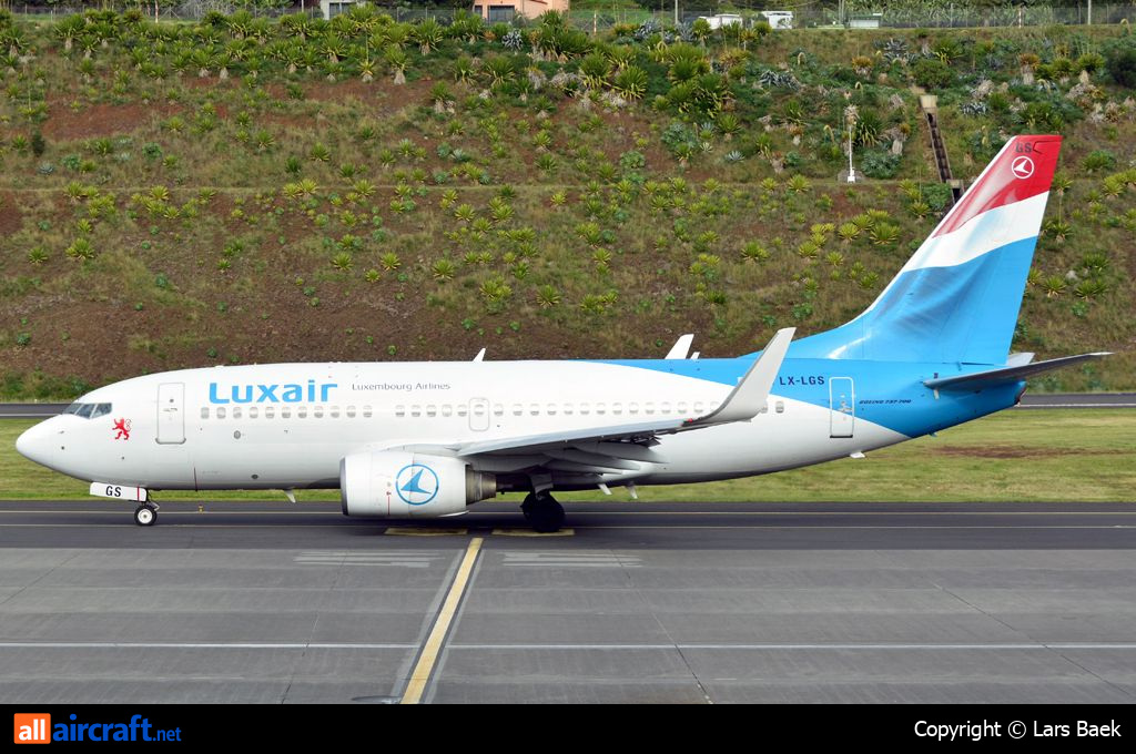 LX-LGS · Boeing 737-7C9(WL) · (FNC / LPMA)