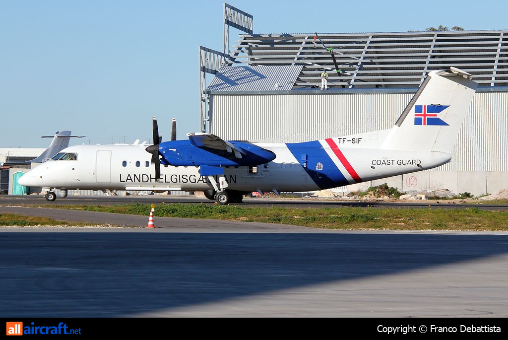 TF-SIF · Bombardier Dash 8-Q314 · (MLA / LMML)