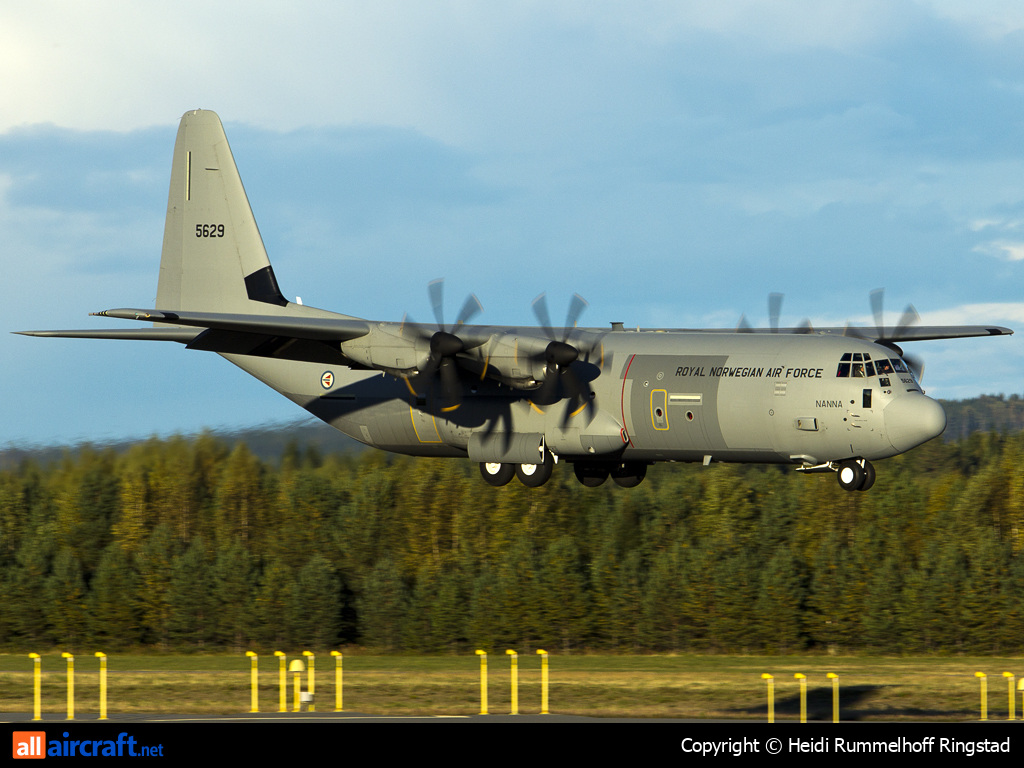 5629 · Lockheed Martin C-130J-30 Hercules · (OSL / ENGM)