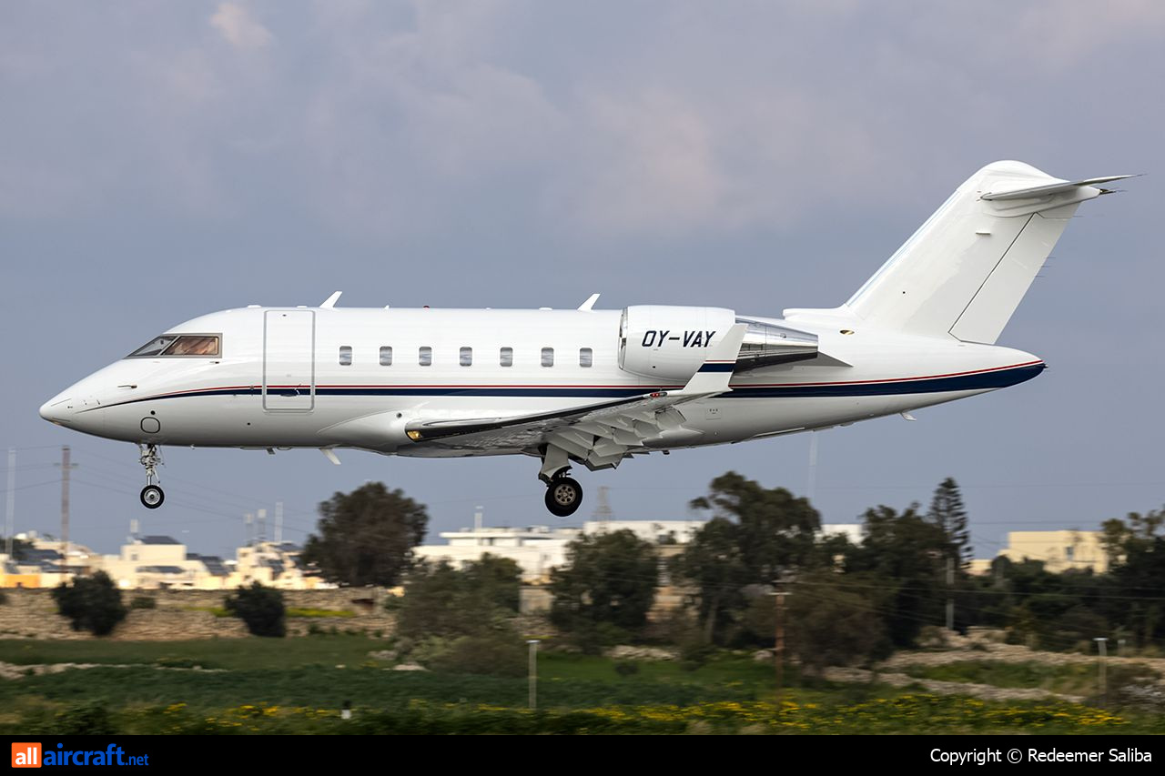 OY-VAY · Bombardier CL-600-2B16 Challenger 605 · (MLA / LMML)