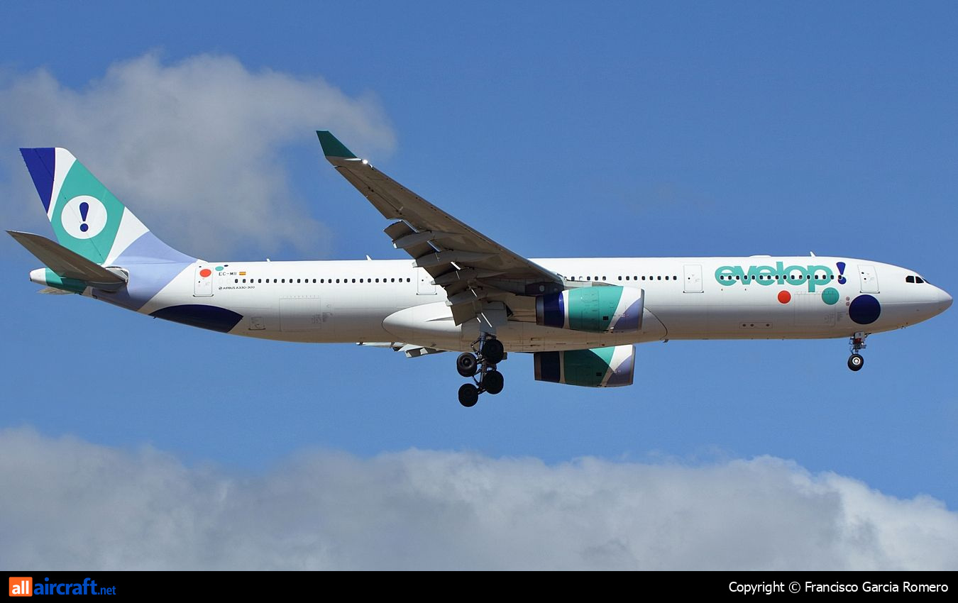 EC-MII · Airbus A330-343 · (LPA / GCLP)