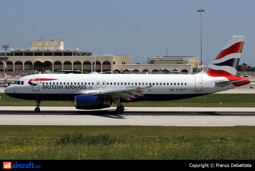 G-GATP · Airbus A320-232 · (MLA / LMML)