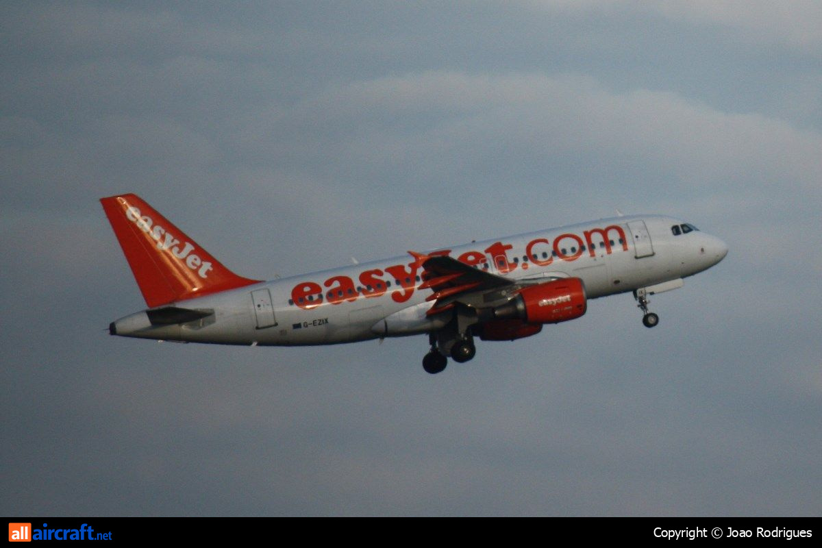 G-EZIX · Airbus A319-111 · (AMS / EHAM)
