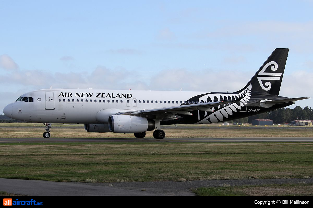 ZK-OJF · Airbus A320-232 · (CHC / NZCH)