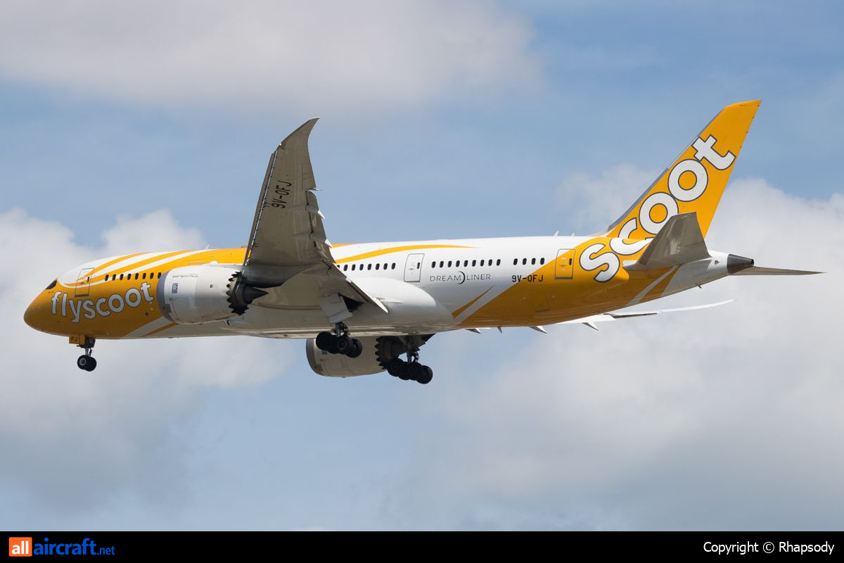 9V-OFJ · Boeing 787-8 Dreamliner · (SIN / WSSS)
