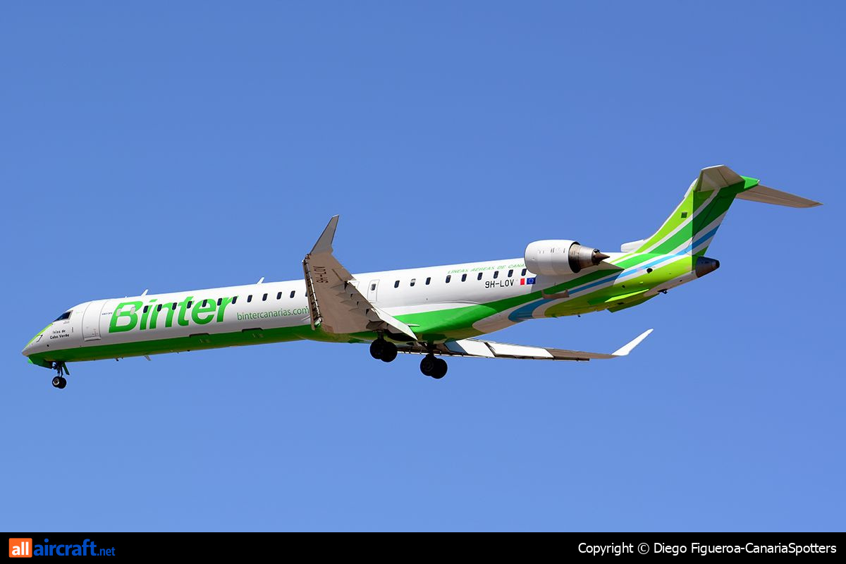 9H-LOV · Bombardier CRJ-1000 · (LPA / GCLP)
