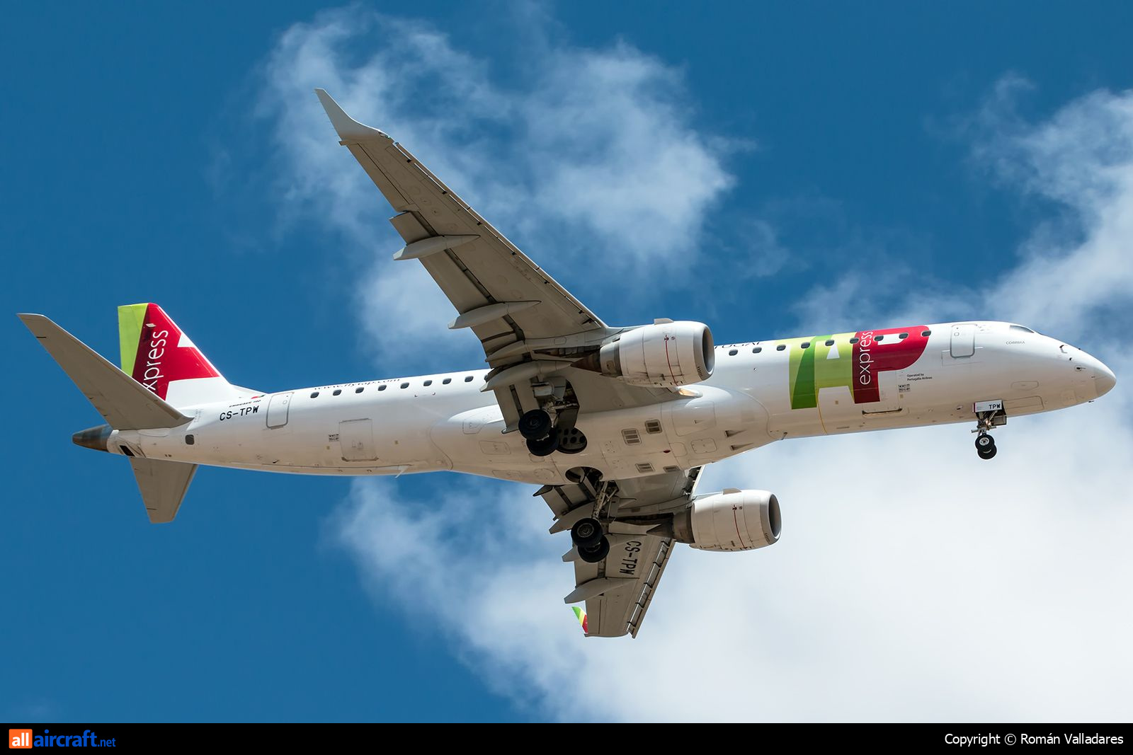 CS-TPW · Embraer 190-100LR · (LPA / GCLP)