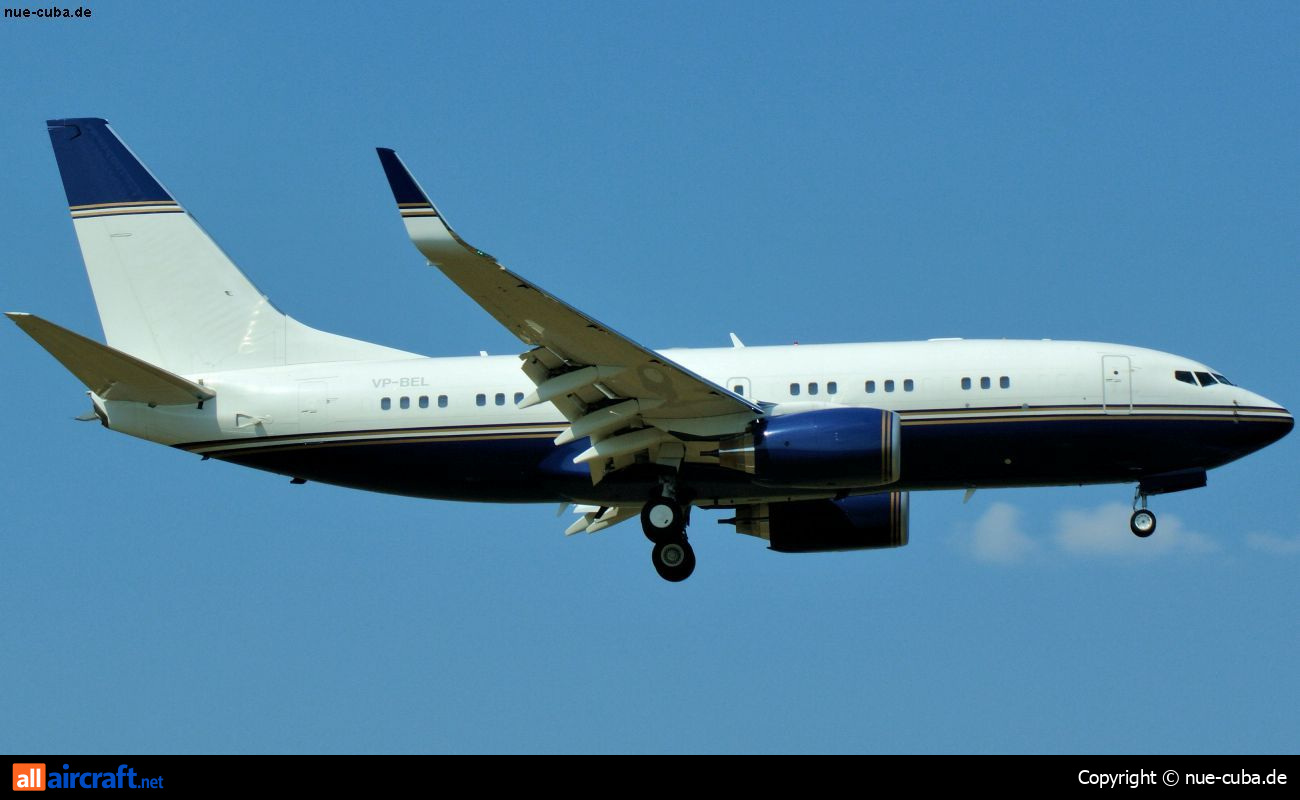 VP-BEL · Boeing 737-74T(BBJ) · (NUE / EDDN)