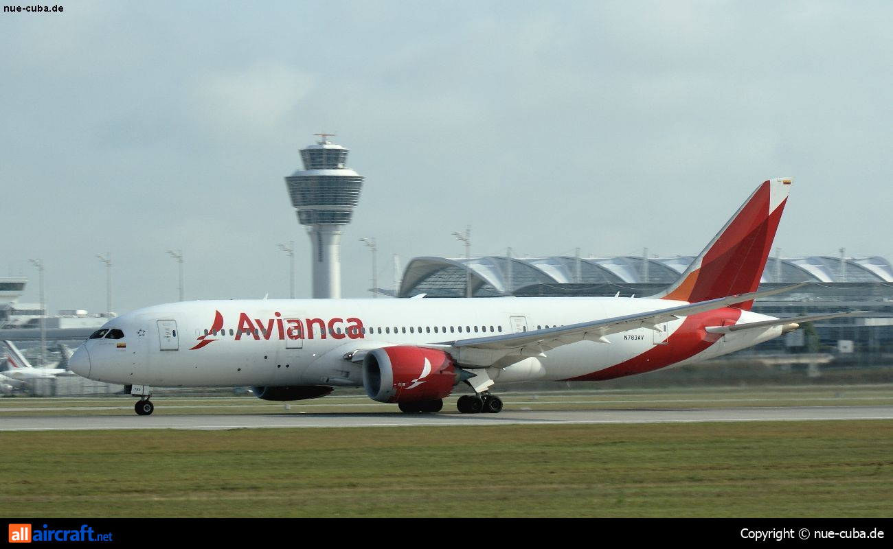 N783AV · Boeing 787-8 Dreamliner · (MUC / EDDM)