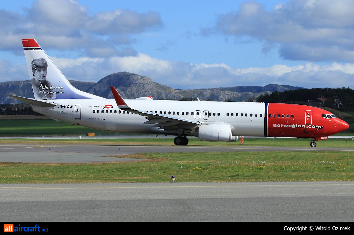 LN-NOW · Boeing 737-8JP(WL) · (SVG / ENZV)