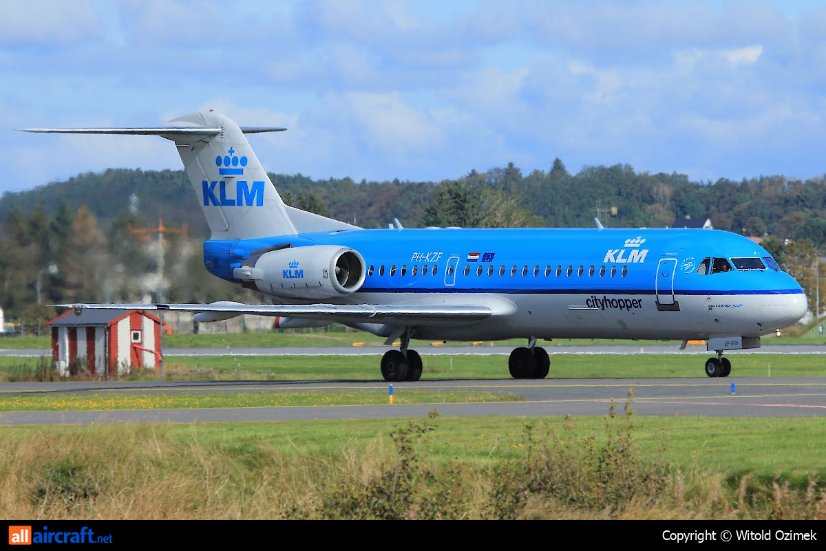 PH-KZF · Fokker 70 · (SVG / ENZV)