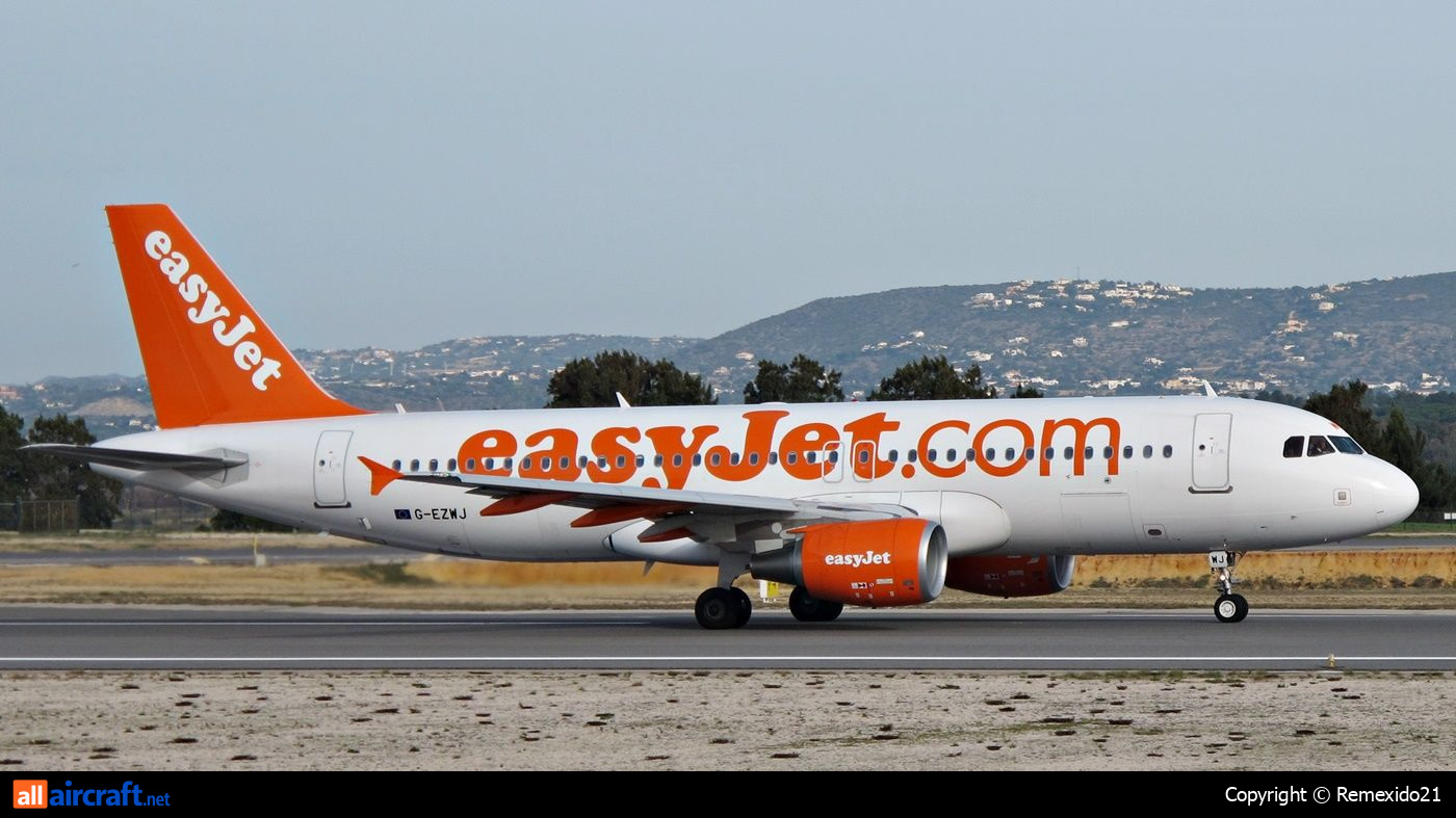 G-EZWJ · Airbus A320-214 · (FAO / LPFR)