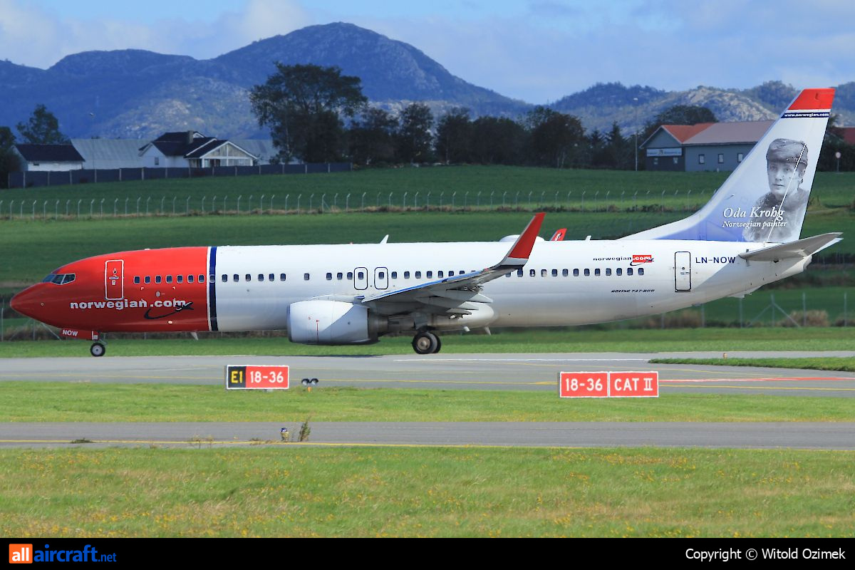 LN-NOW · Boeing 737-8JP(WL) · (SVG / ENZV)