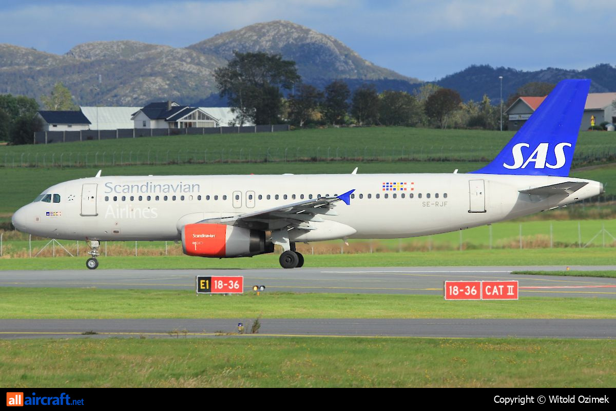 SE-RJF · Airbus A320-232 · (SVG / ENZV)