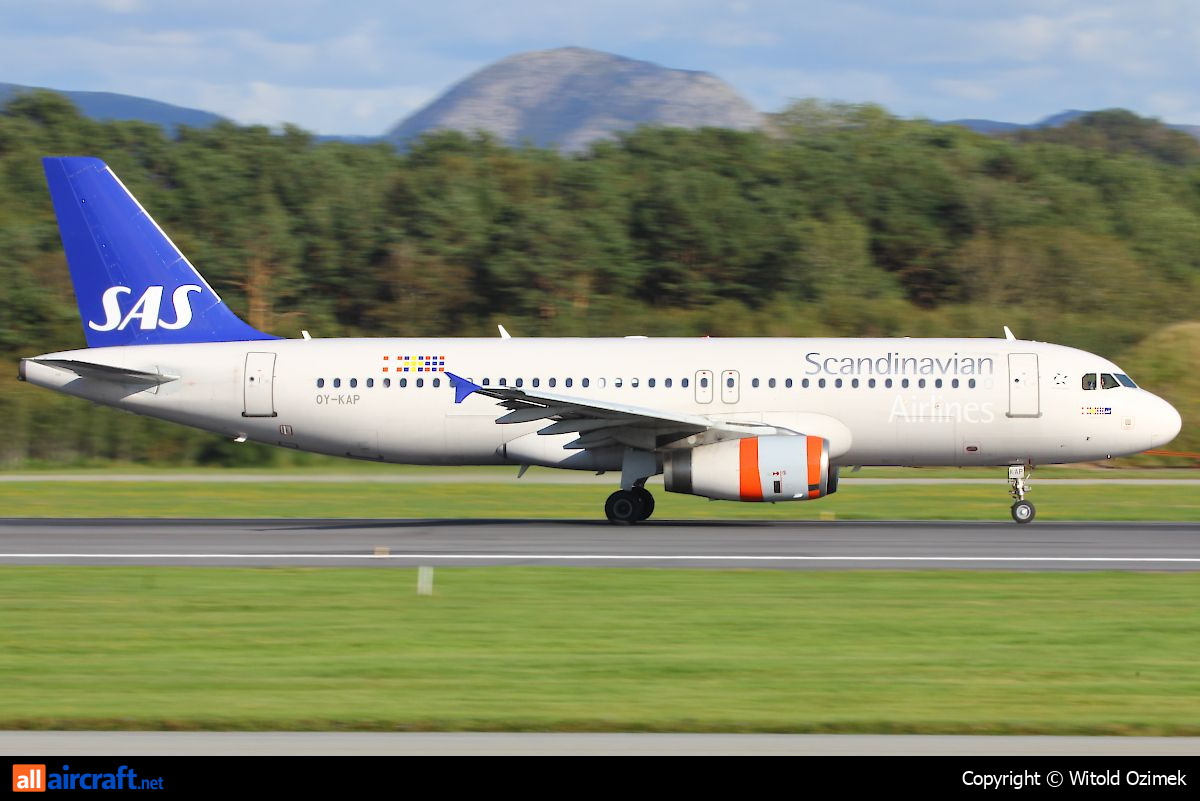 OY-KAP · Airbus A320-232 · (SVG / ENZV)