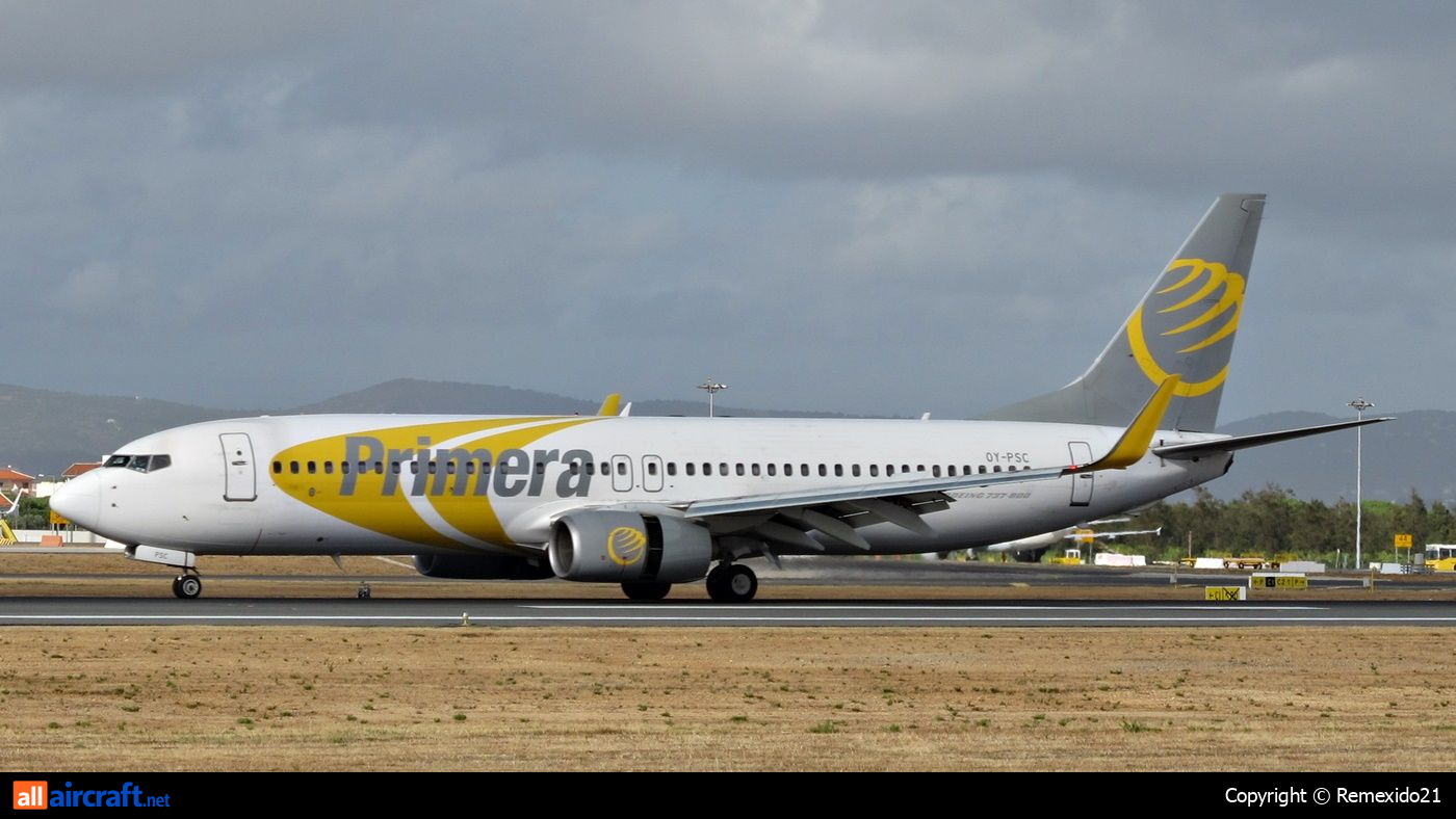 OY-PSC · Boeing 737-8Q8(WL) · (FAO / LPFR)