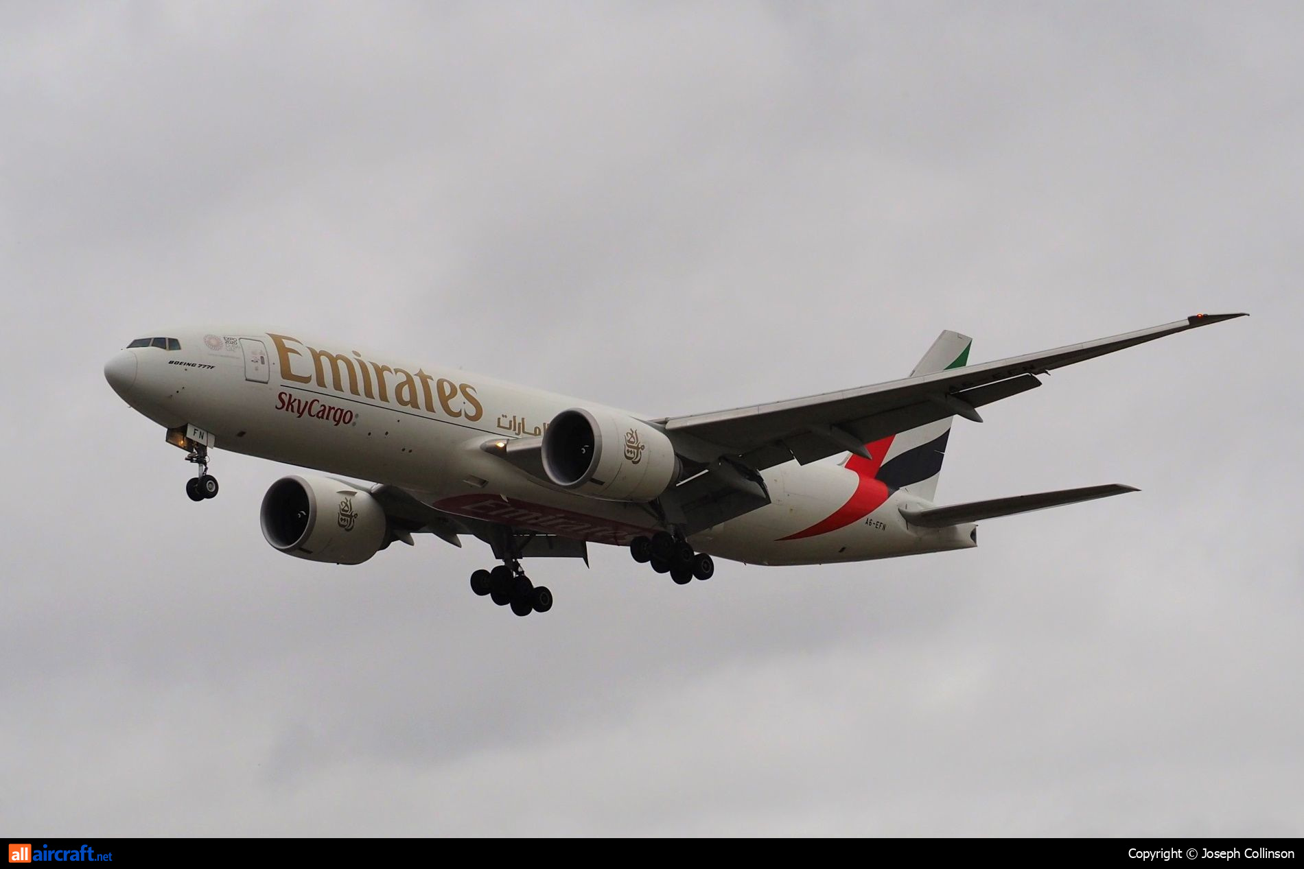 A6-EFN · Boeing 777-F1H · (LHR / EGLL)
