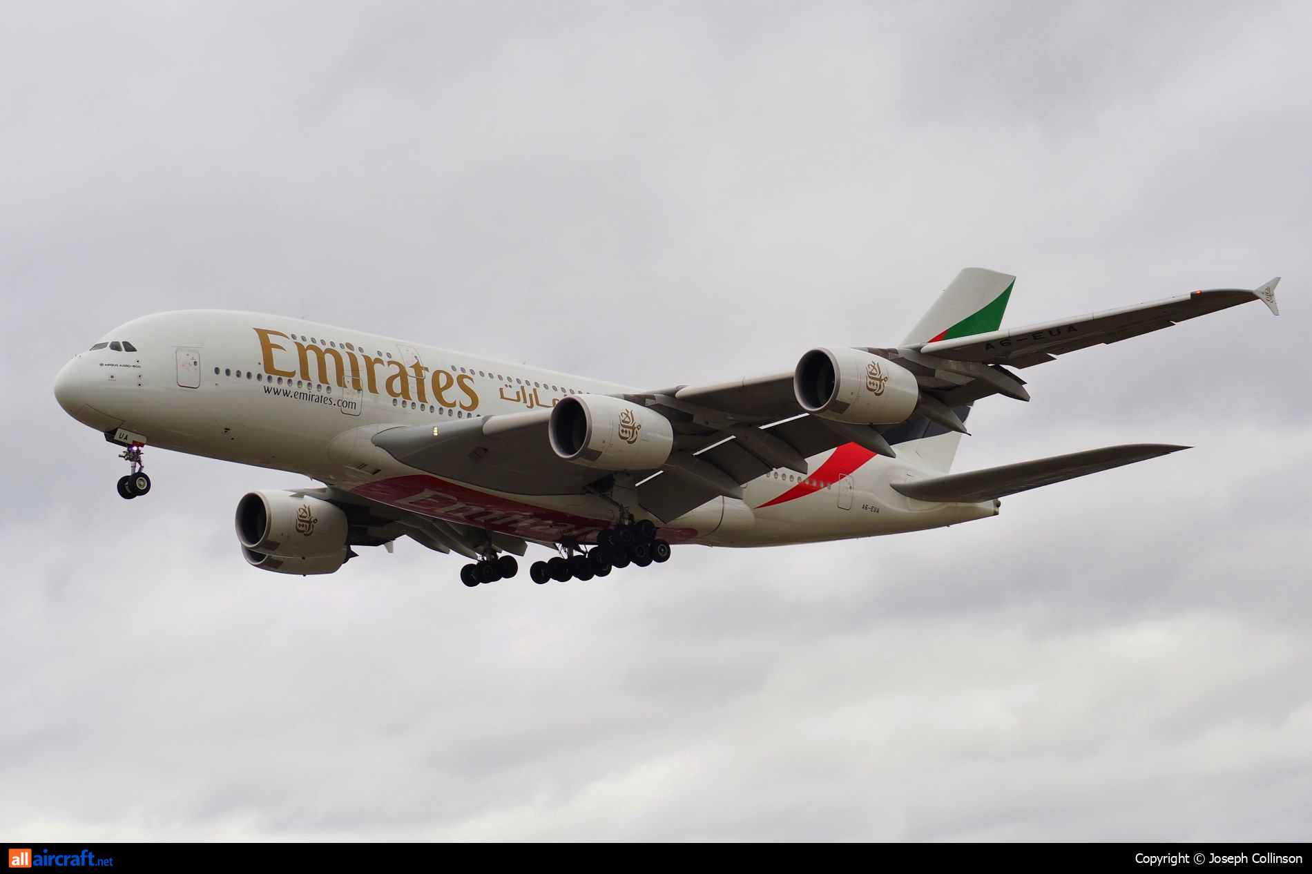 A6-EUA · Airbus A380-861 · (LHR / EGLL)