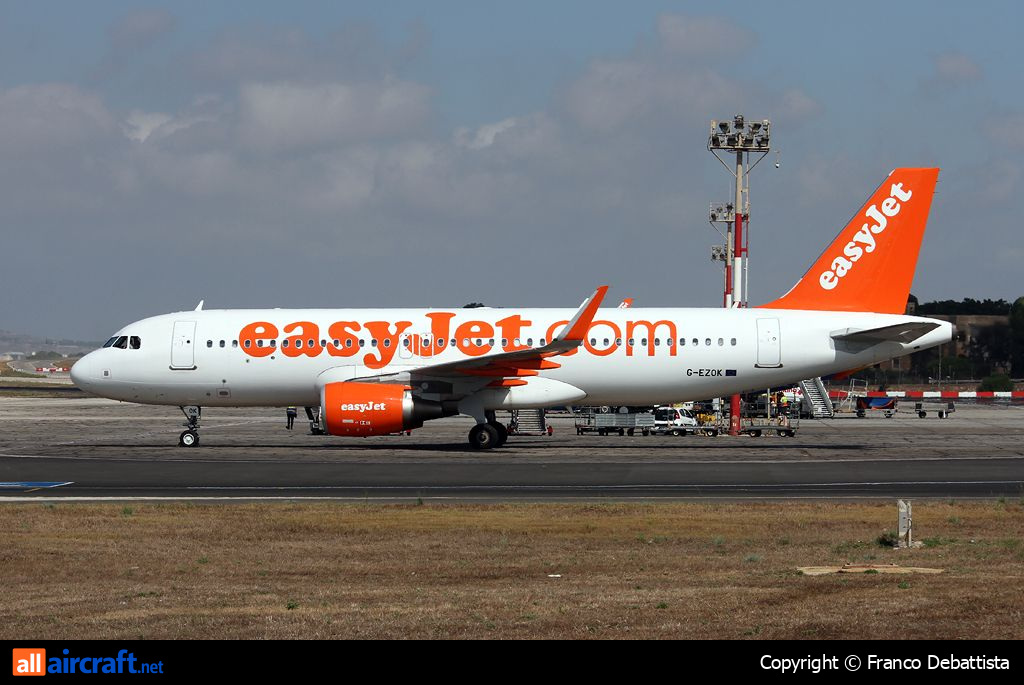 G-EZOK · Airbus A320-214(WL) · (MLA / LMML)