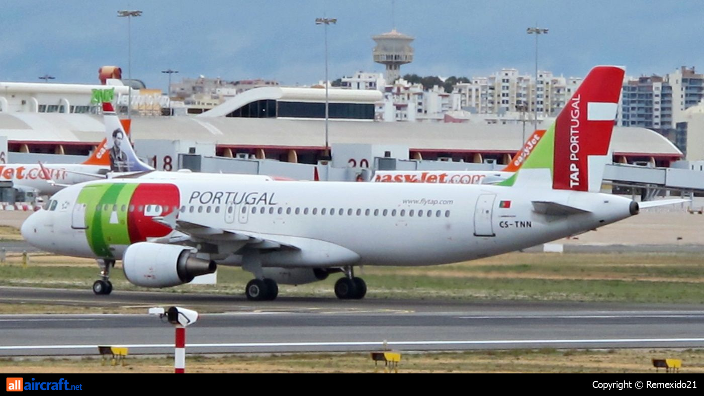 CS-TNN · Airbus A320-214 · (FAO / LPFR)
