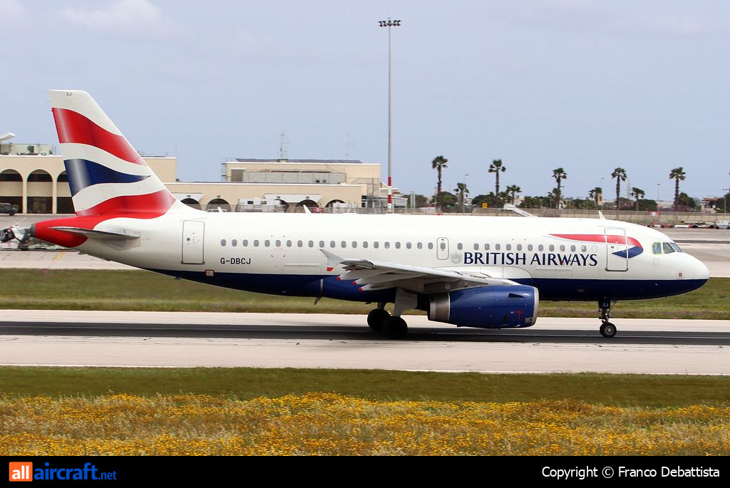G-DBCJ · Airbus A319-131 · (MLA / LMML)