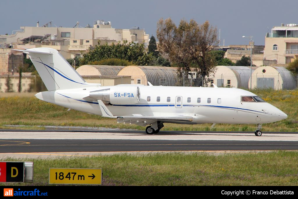 SX-FSA · Bombardier CL-600-2B16 Challenger 605 · (MLA / LMML)