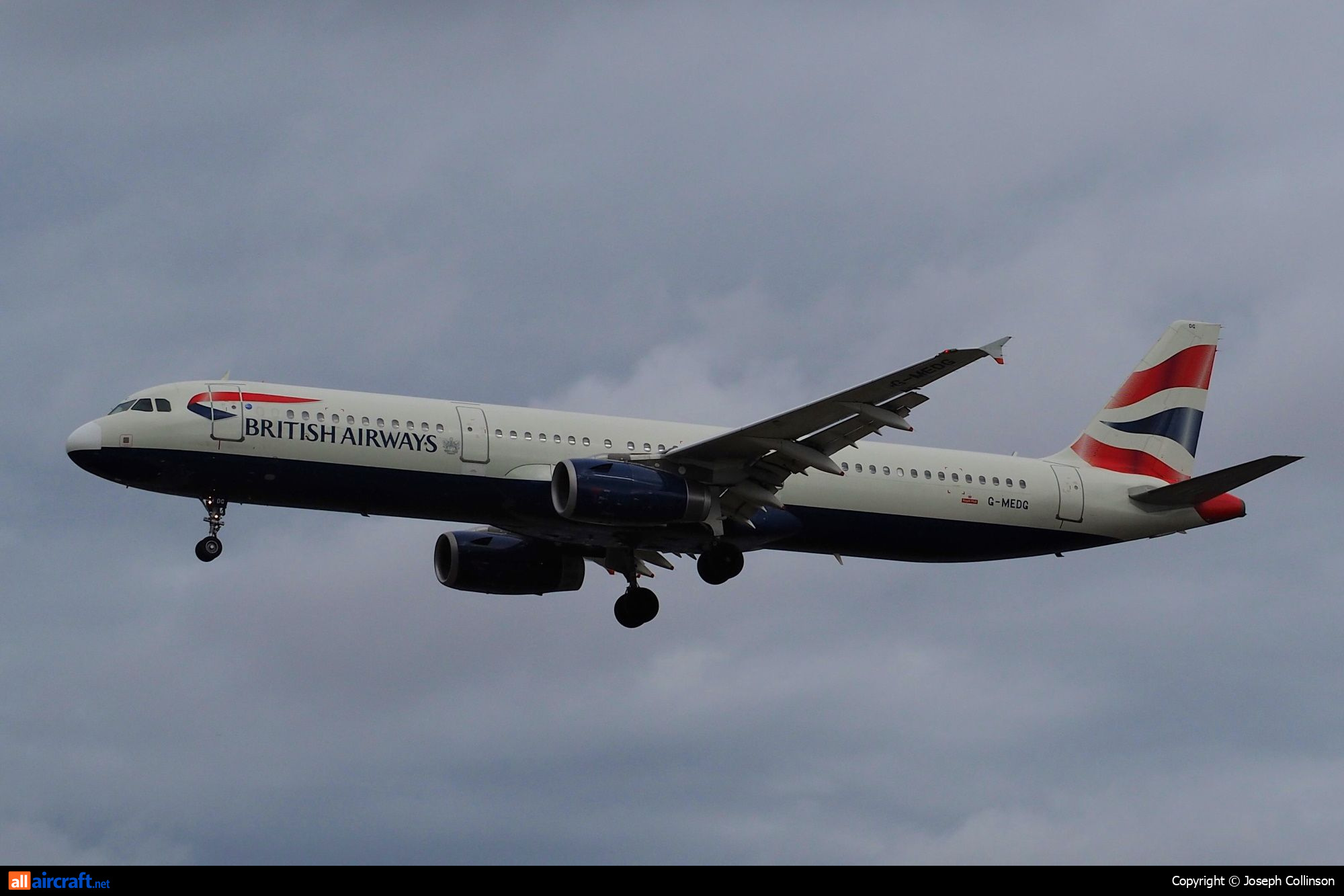 G-MEDG · Airbus A321-231 · (LHR / EGLL)