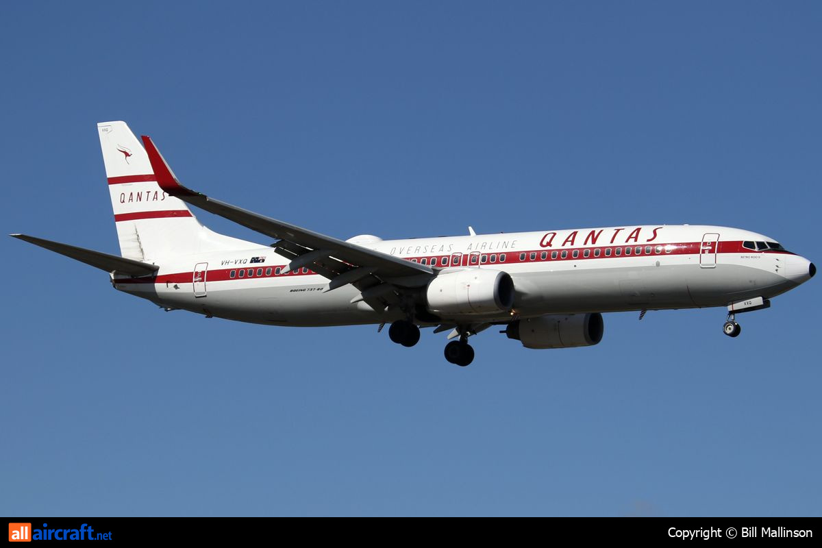 VH-VXQ · Boeing 737-838(WL) · (SYD / YSSY)