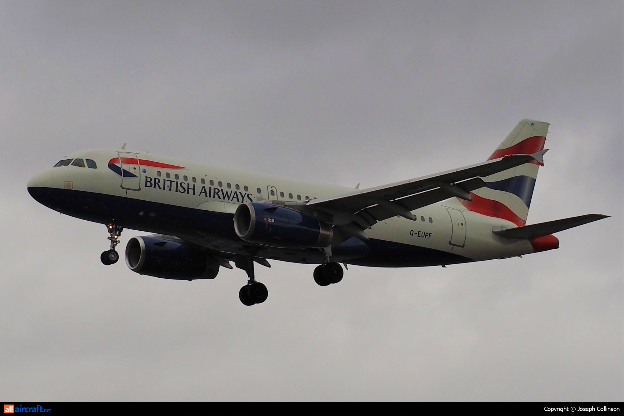 G-EUPF · Airbus A319-131 · (LHR / EGLL)