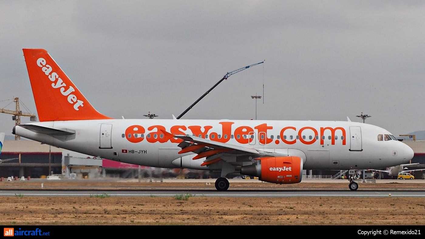 HB-JYH · Airbus A319-111 · (FAO / LPFR)