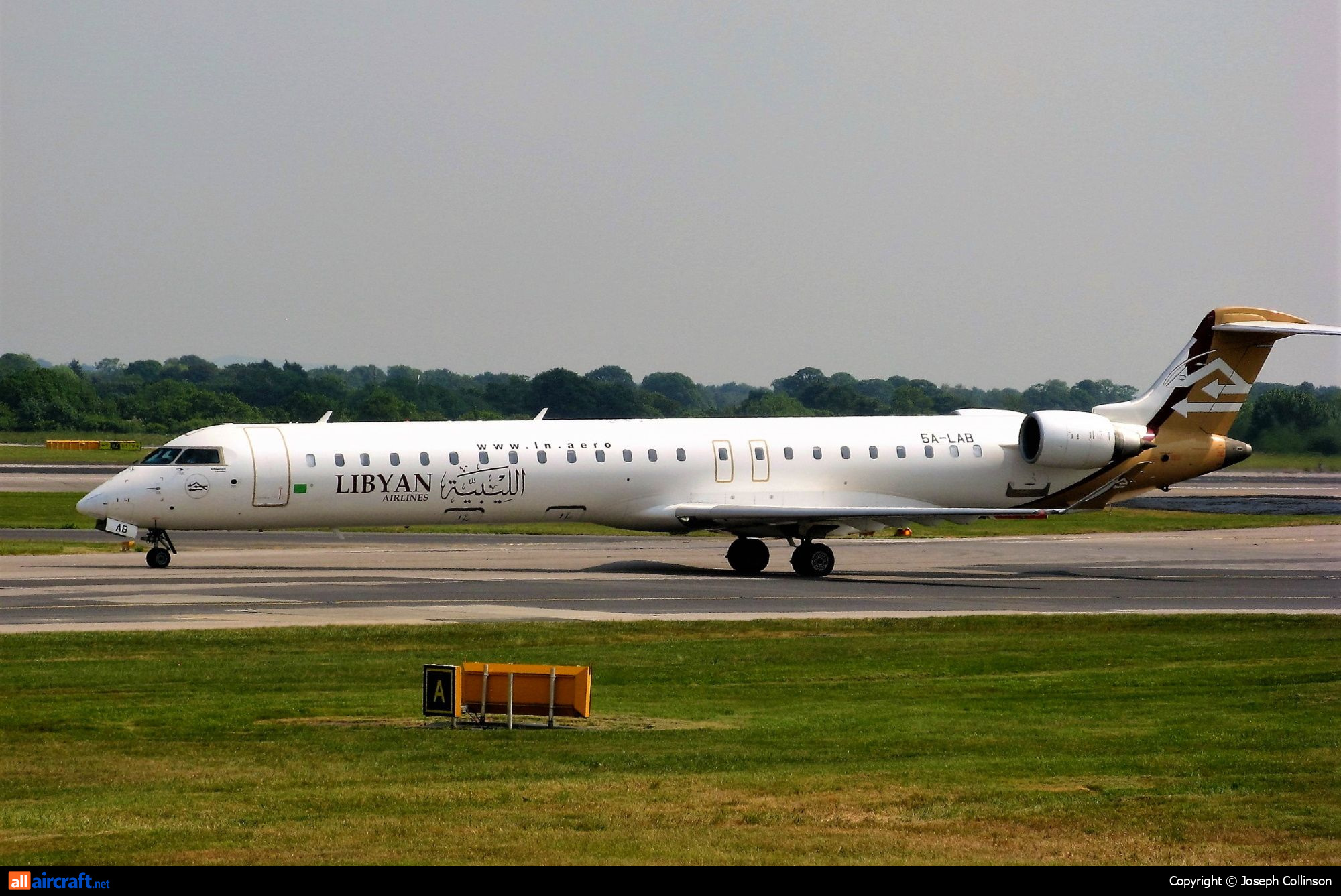 5A-LAB · Bombardier CRJ-900ER · (MAN / EGCC)