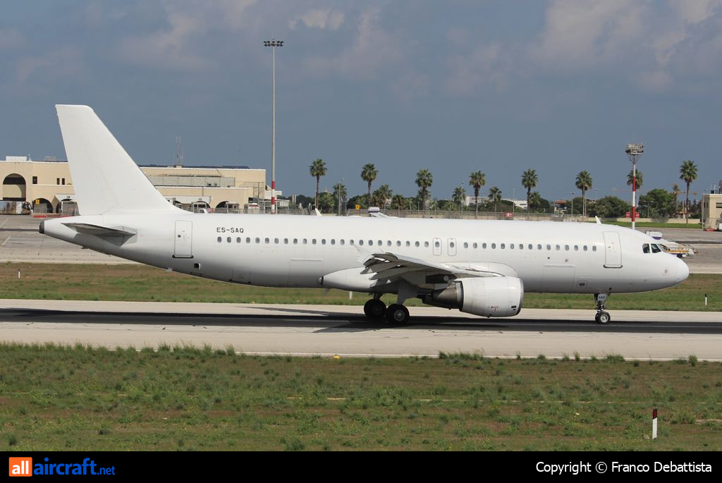 ES-SAQ · Airbus A320-214 · (MLA / LMML)