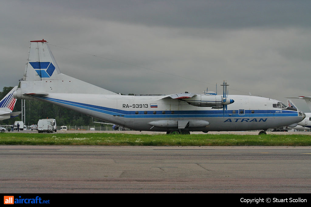 RA-93913 · Antonov An-12BP · (DME / UUDD)