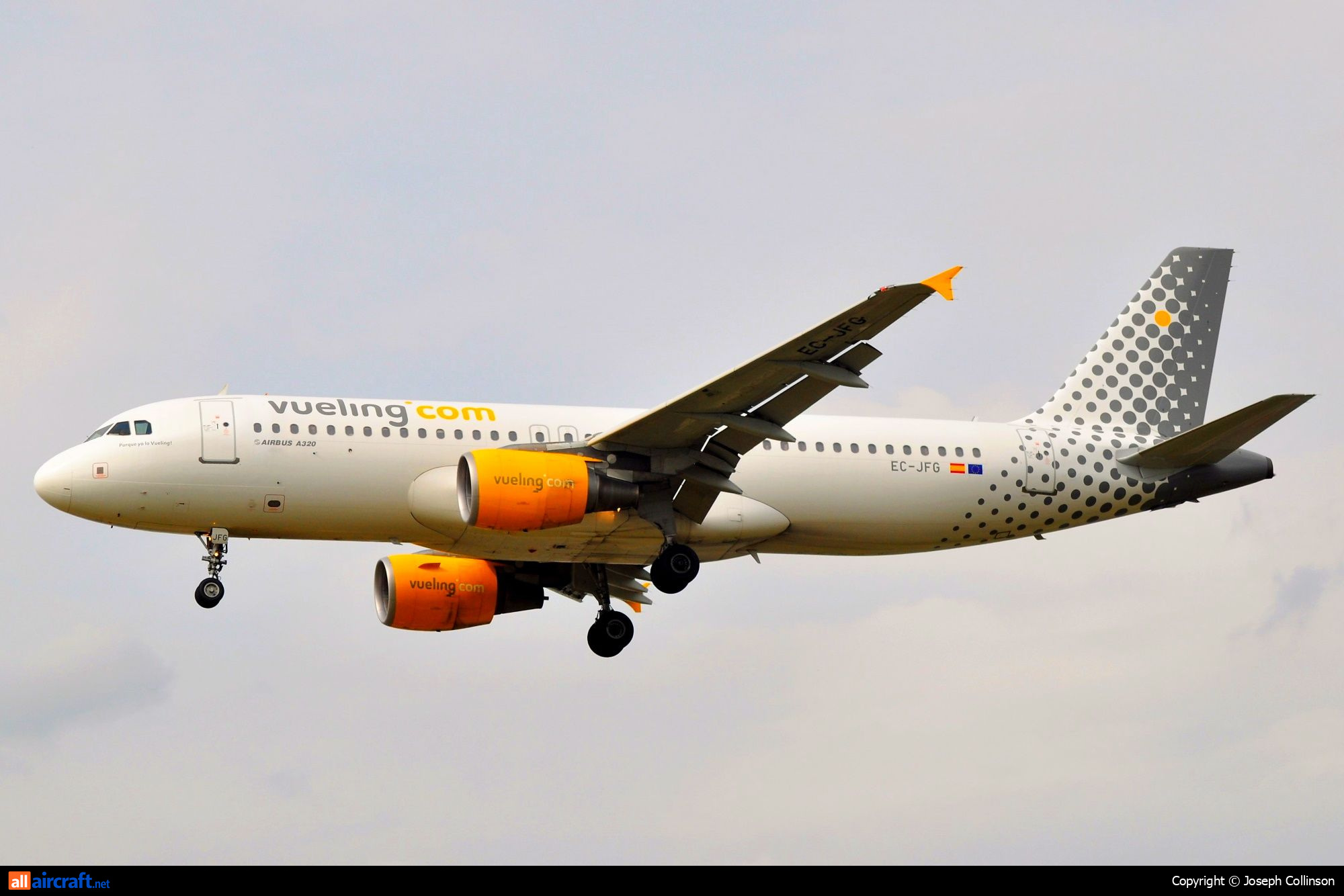 EC-JFG · Airbus A320-214 · (LHR / EGLL)