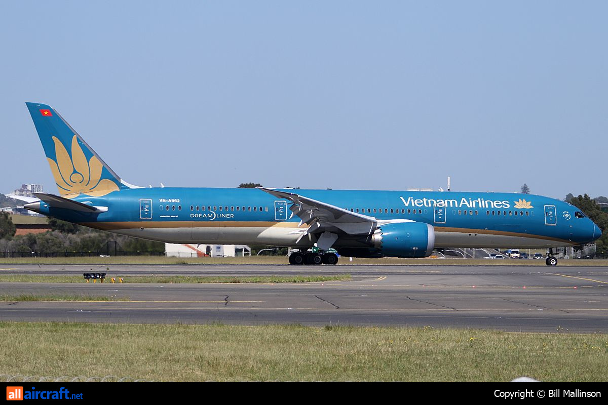 VN-A862 · Boeing 787-9 Dreamliner · (SYD / YSSY)