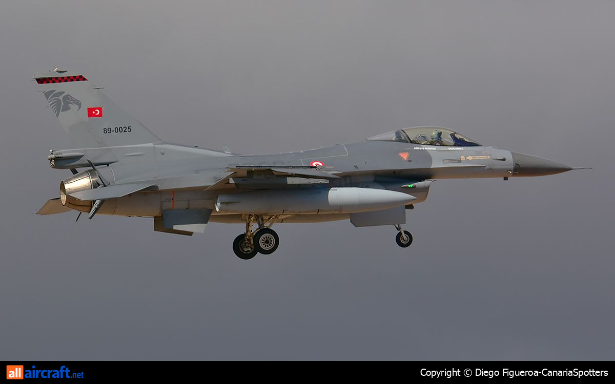 89-0025 · General Dynamics F-16C Fighting Falcon · (LPA / GCLP)