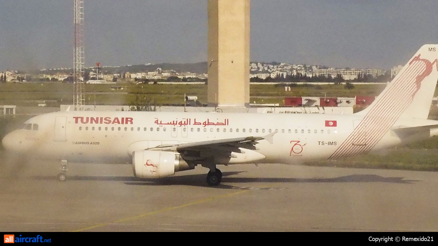 TS-IMS · Airbus A320-214 · (TUN / DTTA)