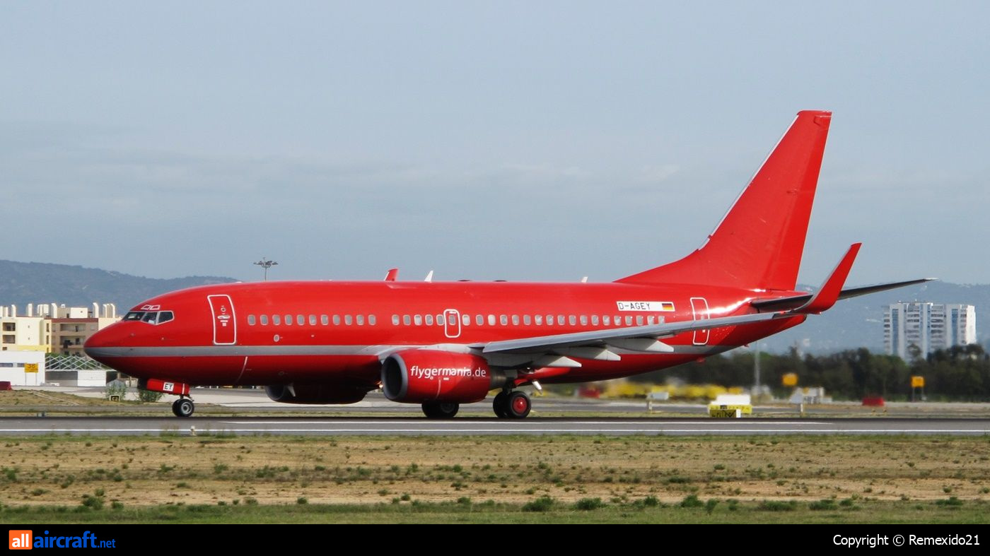D-AGEY · Boeing 737-7L9(WL) · (FAO / LPFR)