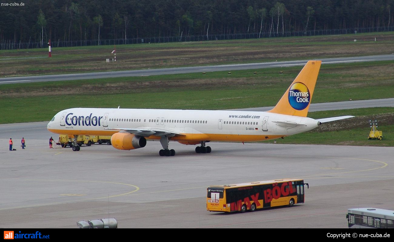 D-ABOG · Boeing 757-330 · (NUE / EDDN)