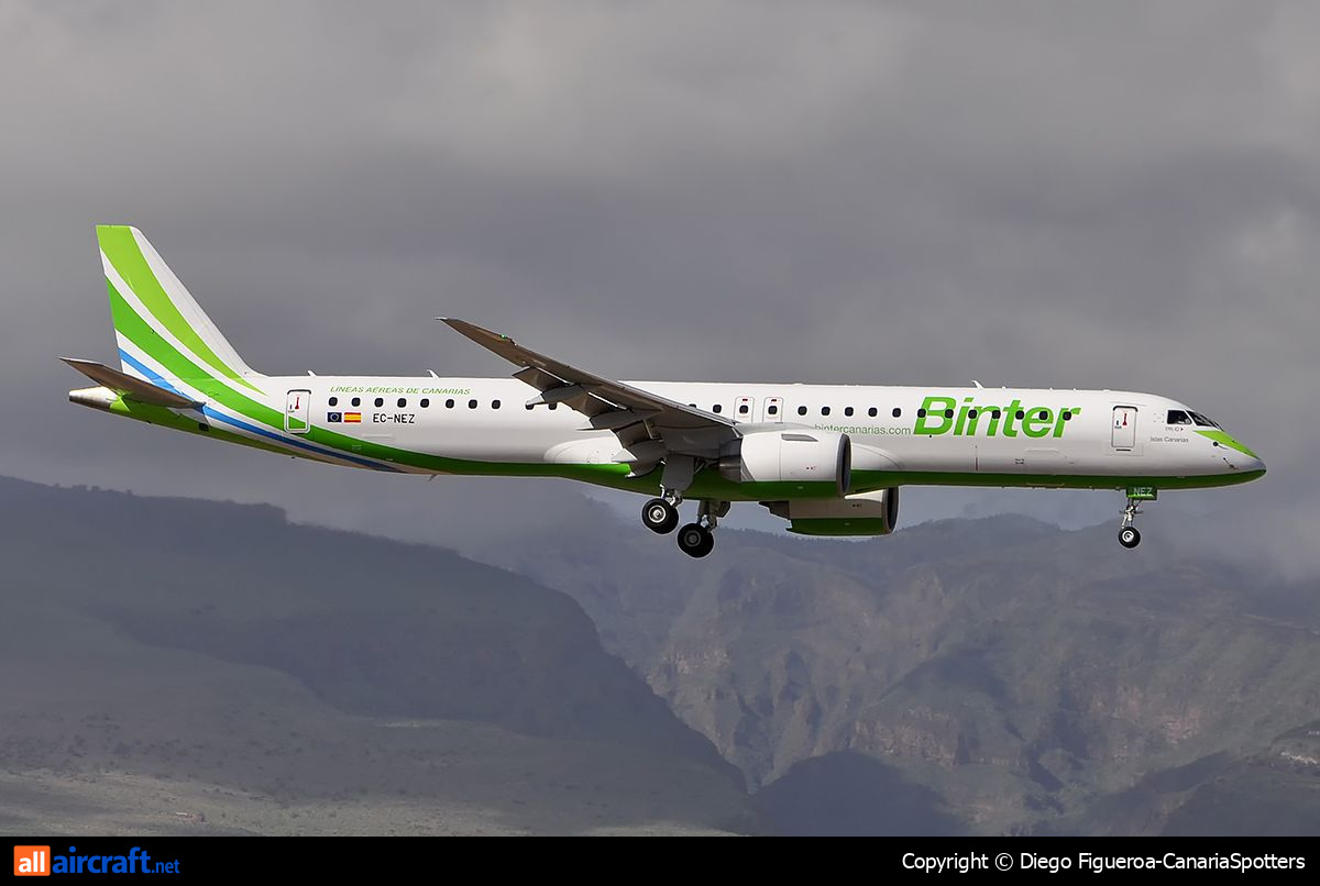 EC-NEZ · Embraer 190-400STD · (LPA / GCLP)
